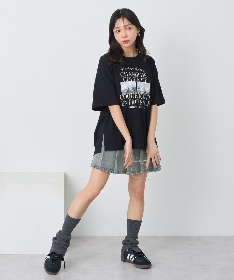 earth music&ecology「PhotoスリットT」|Tシャツ・カットソー|