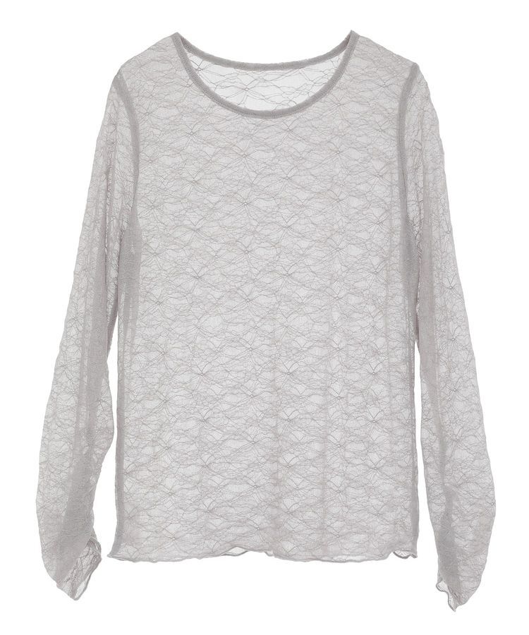 earth music&ecology「シアーレースプルオーバー」|Tシャツ・カットソー|