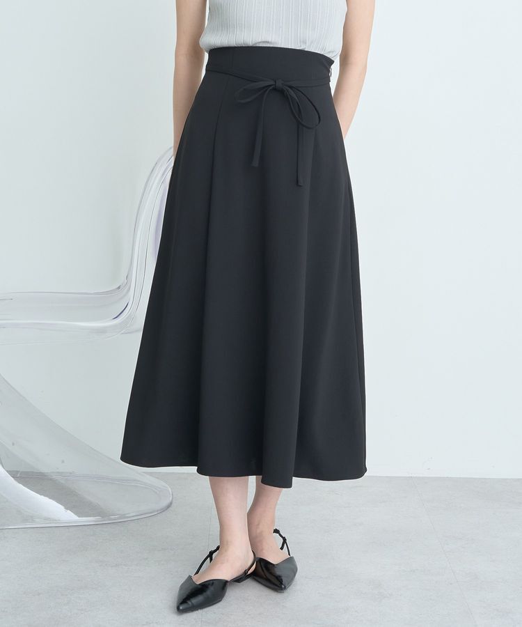 earth music&ecology「ウエストリボンフレアスカート」|フレア|