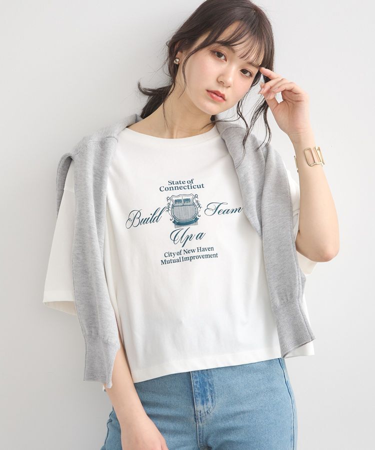 earth music&ecology「CollegeショートT」|Tシャツ・カットソー|