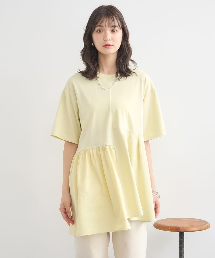 earth music&ecology「ドッキングヘムプルオーバー」|Tシャツ・カットソー|