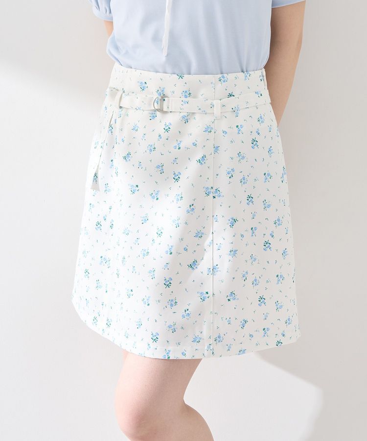 earth music&ecology「アソートベルト付きミニスカート」|スカート|