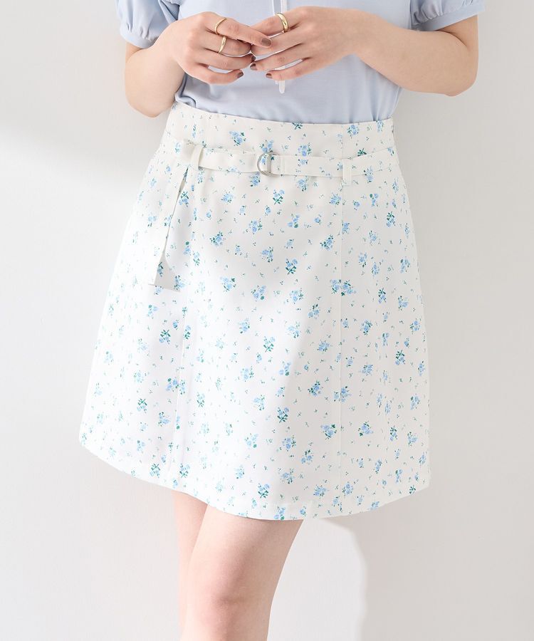 earth music&ecology「アソートベルト付きミニスカート」|スカート|