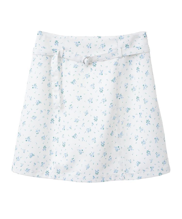 earth music&ecology「アソートベルト付きミニスカート」|スカート|