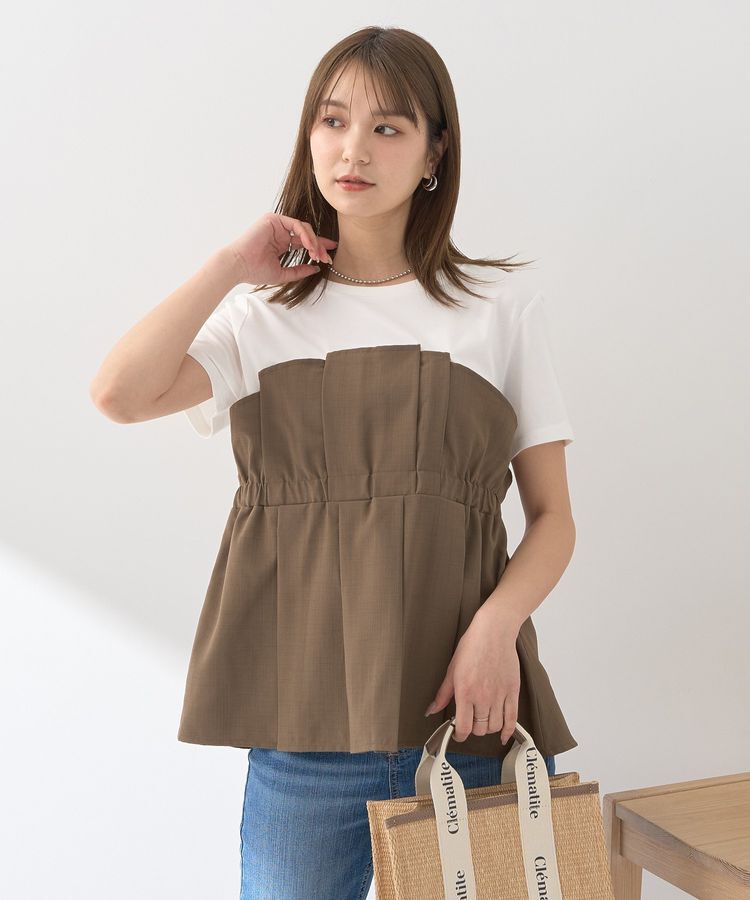 earth music&ecology「ビスチェドッキングプルオーバー」|Tシャツ・カットソー|