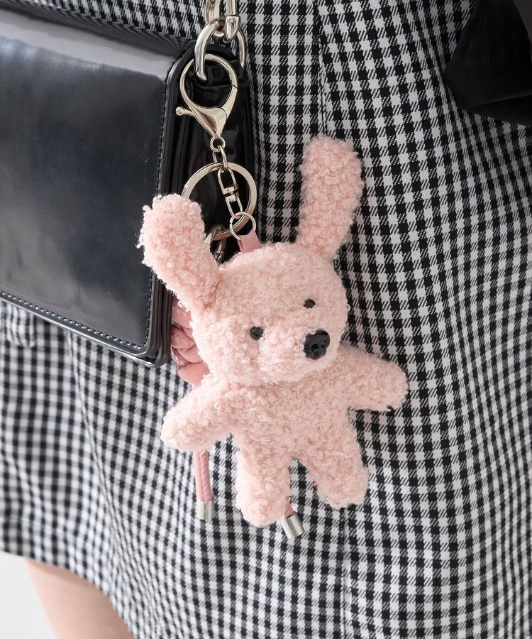 earth music&ecology「Fluffy Rabbit チャーム」|その他|Pink