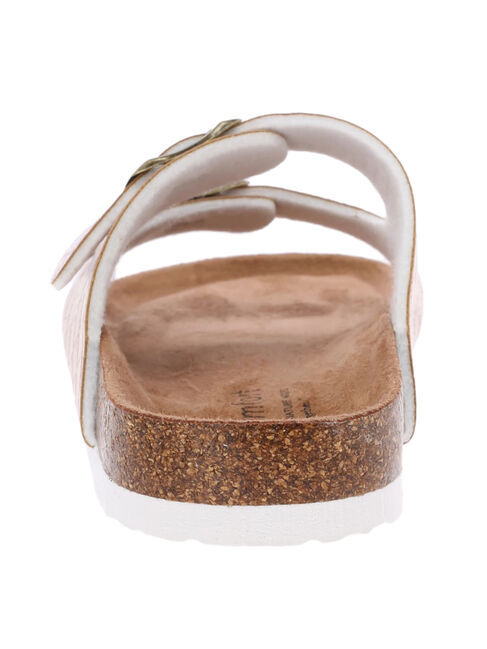  「PU Wストラップコンフォートサンダル」|サンダル|