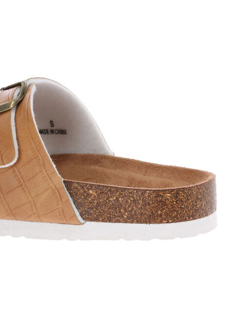  「PU Wストラップコンフォートサンダル」|サンダル|