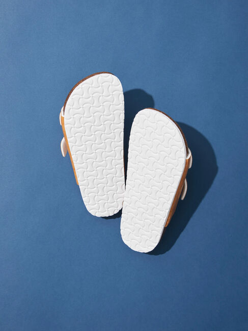  「PU Wストラップコンフォートサンダル」|サンダル|