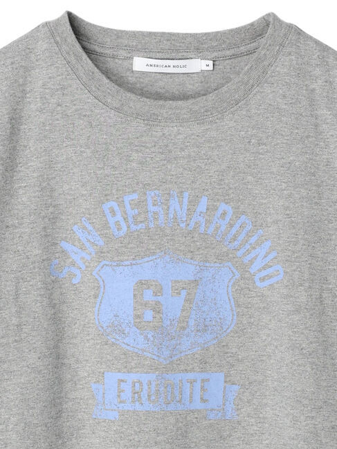  「バイオ加工ロゴカットプルオーバー」|Tシャツ・カットソー|