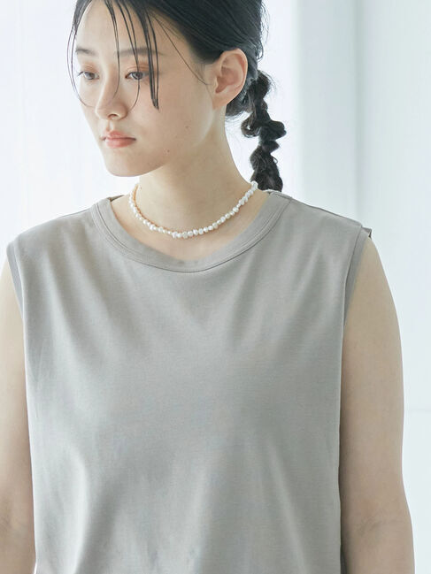  「ノースリーブカットプルオーバー」|Tシャツ・カットソー|