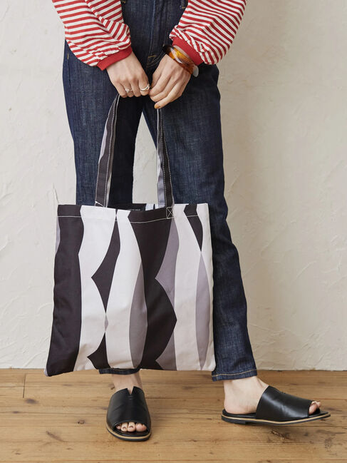  「パターンプリントファブリックトート」|ハンドバッグ|