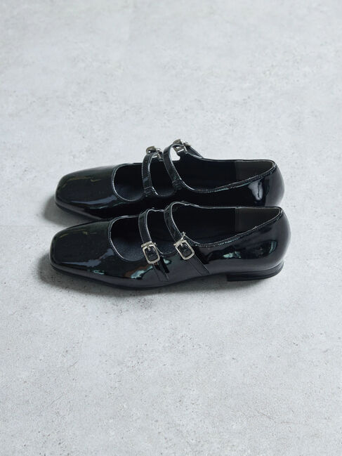  「【WEB限定】ダブルストラップローヒールパンプス」|パンプス|