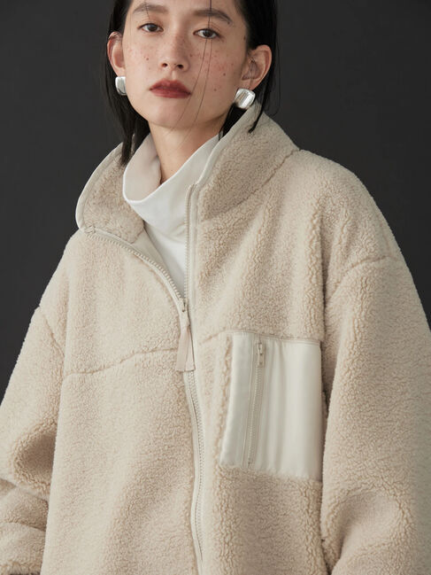  「スタンドカラーボアブルゾン」|その他|