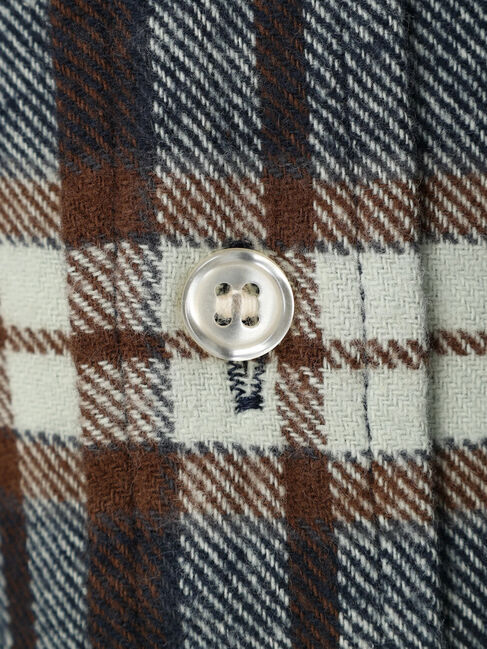  「バックプリントチェックシャツ/Mickey」|シャツ・ブラウス|