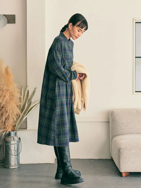 「3WAYチェックワンピース」|ワンピース|
