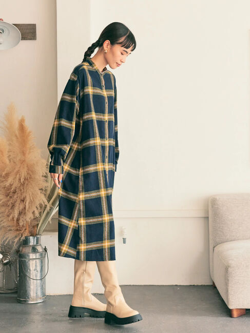  「3WAYチェックワンピース」|ワンピース|