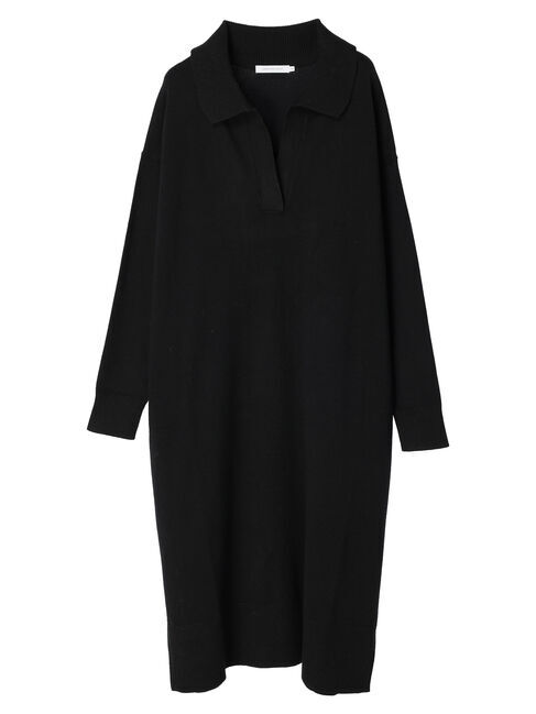  「衿付きニットワンピース」|ワンピース|