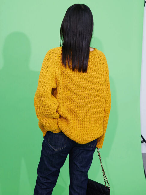  「ざっくりラグランニットプルオーバー」|ニット・セーター|