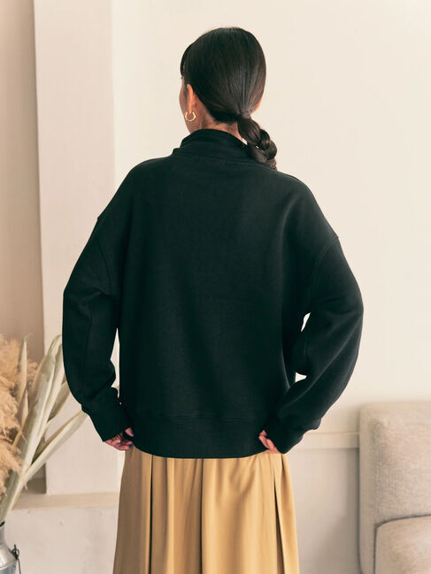  「ハーフZIP裏毛プルオーバー」|Tシャツ・カットソー|