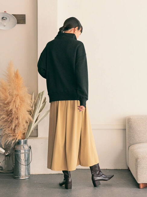  「ハーフZIP裏毛プルオーバー」|Tシャツ・カットソー|