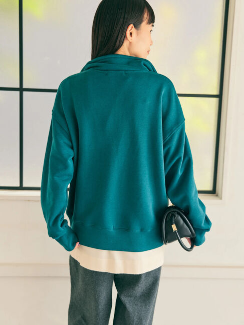  「ハーフZIP裏毛プルオーバー」|Tシャツ・カットソー|