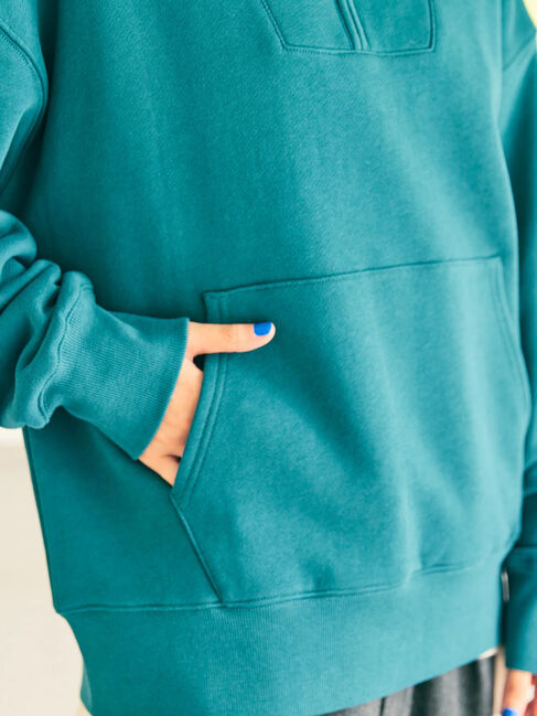  「ハーフZIP裏毛プルオーバー」|Tシャツ・カットソー|