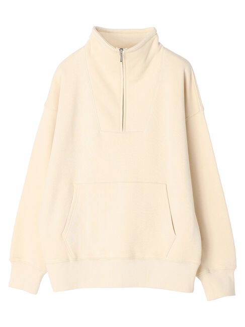  「ハーフZIP裏毛プルオーバー」|Tシャツ・カットソー|