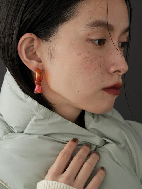  「【WEB限定】オーロラカラーアクリルピアス」|その他|