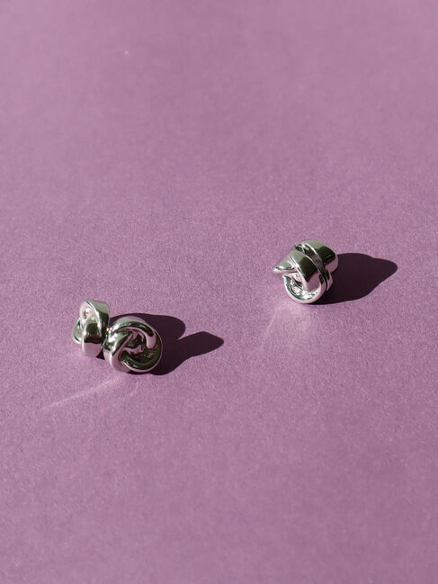  「デザインメタルマグネットイヤリング」|その他|シルバー