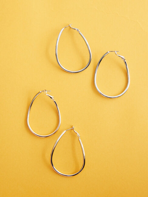  「変形メタルフープピアス」|その他|