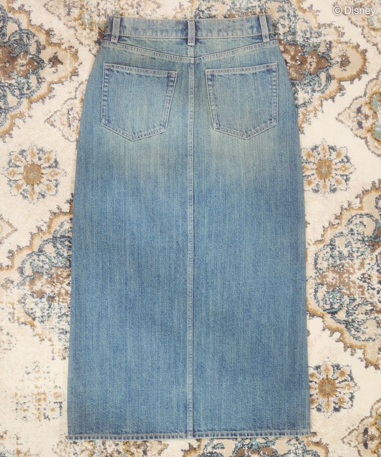 AMERICAN HOLIC「ラインストーンデニムスカート/Disney」|タイト|