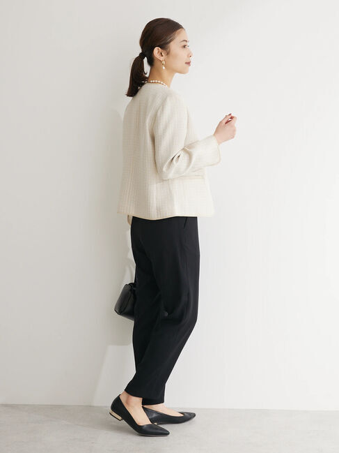 Green Parks「ef-de　ツィード風ノーカラージャケット」|その他|