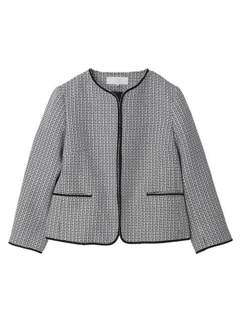 Green Parks「ef-de　ツィード風ノーカラージャケット」|その他|