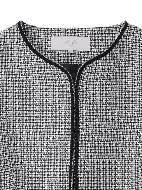 Green Parks「ef-de　ツィード風ノーカラージャケット」|その他|