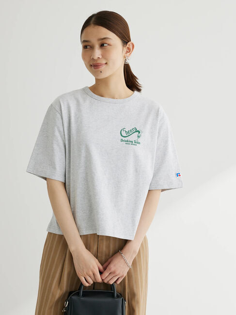  「■RUSSELL ATHLETICショート丈グラフィックT」|Tシャツ・カットソー|
