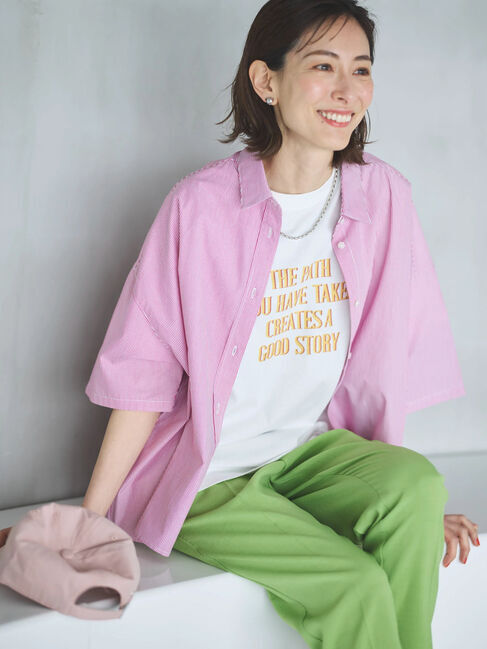 Green Parks「レトロロゴボックスTシャツ」|Tシャツ・カットソー|