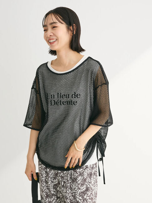 armonia「SET2点　メッシュ+ノースリーブロゴプルオーバー」|Tシャツ・カットソー|