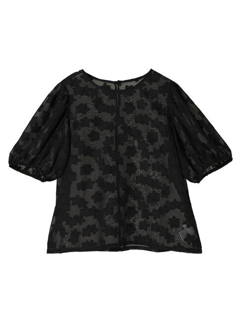 Green Parks「・ELENCARE　DUE　フラワージャカードブラウス」|シャツ・ブラウス|