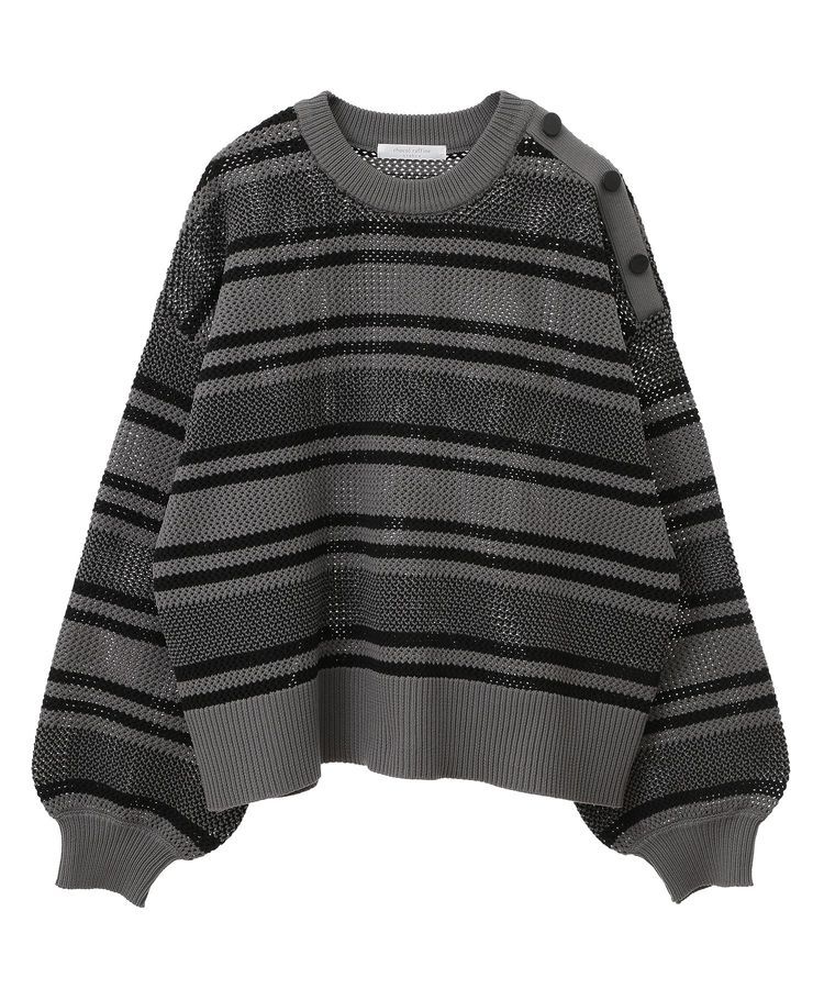 Green Parks「ランダムボーダーニットプルオーバー」|ニット・セーター|