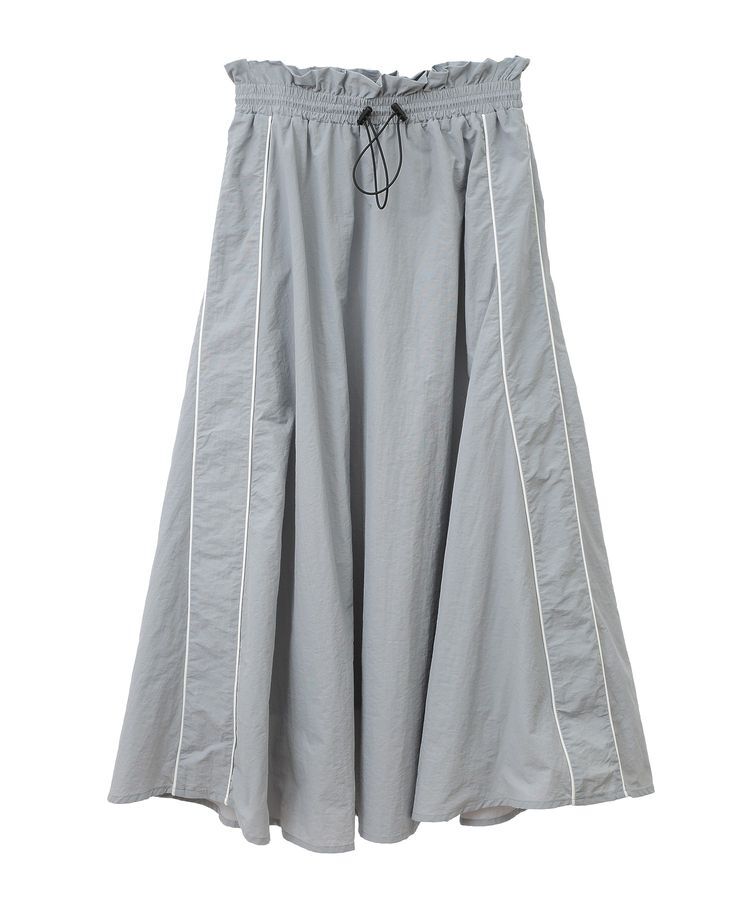 Green Parks「ナイロンラインフレアスカート」|フレア|