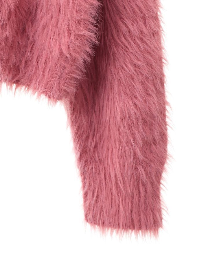 Green Parks「・Petit Fleur シャギーニットカーディガン」|カーディガン|