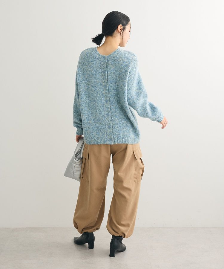 Green Parks「2WAYメランジMIXニットプルオーバー」|ニット・セーター|