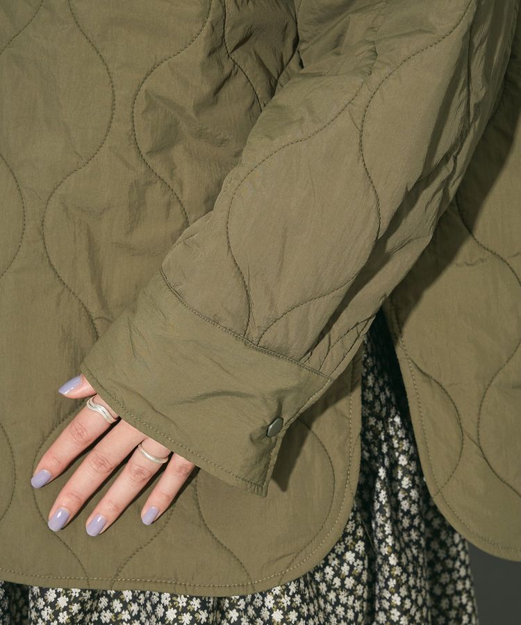 AnriettMusee「キルティングシャツブルゾン」|ブルゾン・スタジャン|