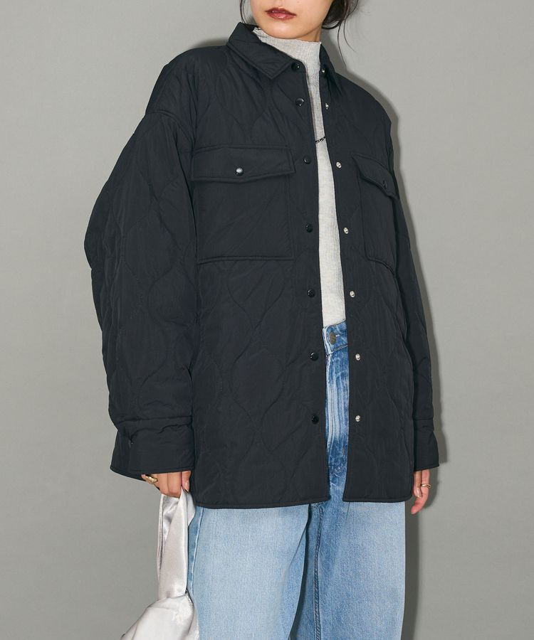 AnriettMusee「キルティングシャツブルゾン」|ブルゾン・スタジャン|