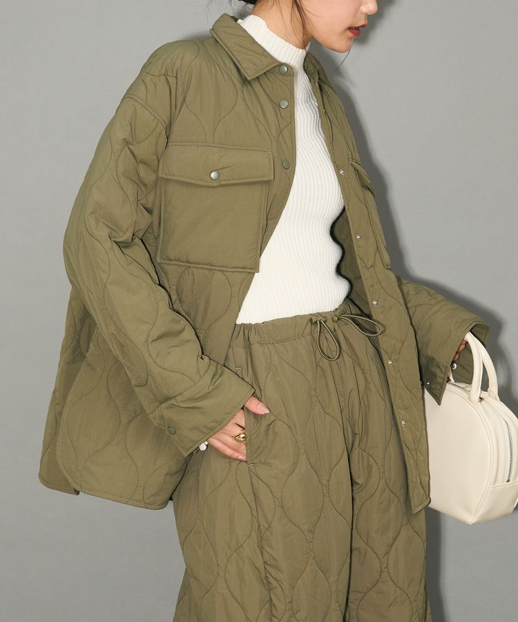 AnriettMusee「キルティングシャツブルゾン」|ブルゾン・スタジャン|
