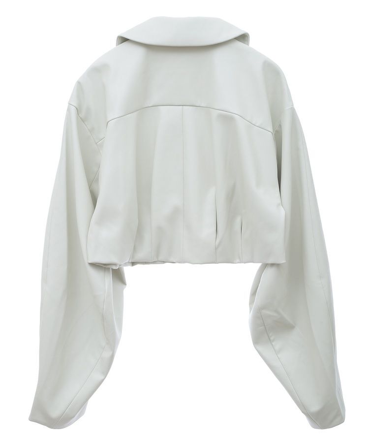 AnriettMusee「レザーショートブルゾン」|ブルゾン・スタジャン|