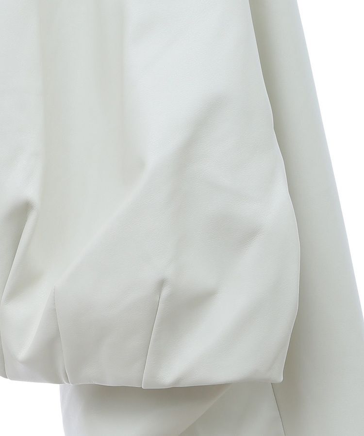 AnriettMusee「レザーショートブルゾン」|ブルゾン・スタジャン|