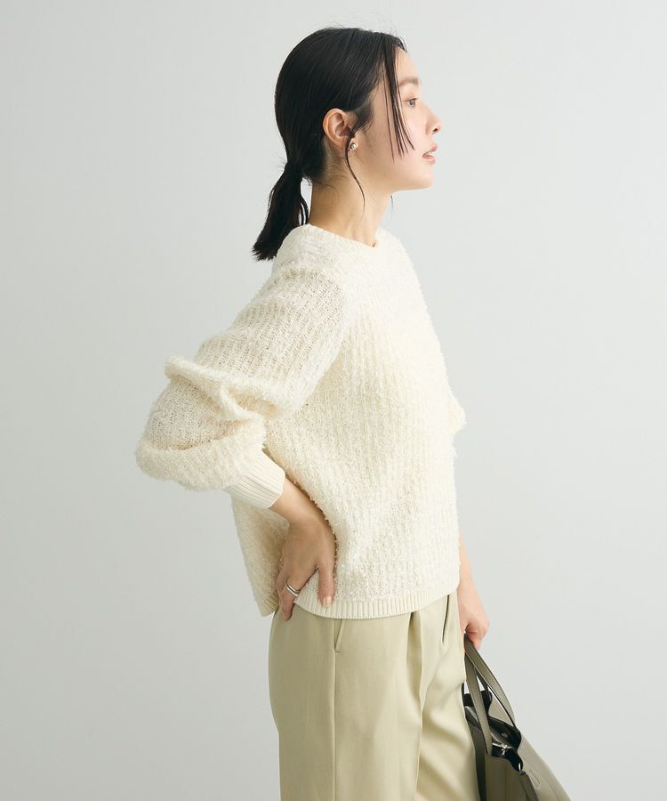 Green Parks「テープヤーンニットプルオーバー」|ニット・セーター|