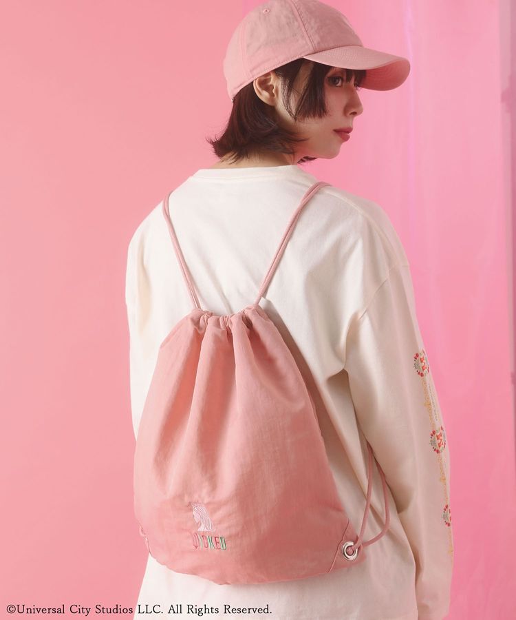 Green Parks「■WICKED アイコン刺繍ナップサック」|リュック|